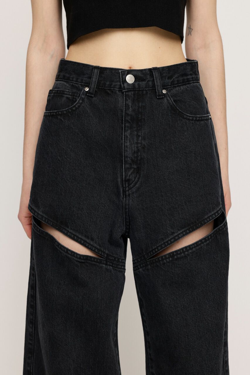 SLY「J／W HOLE TUCK PT-E」|デニム|