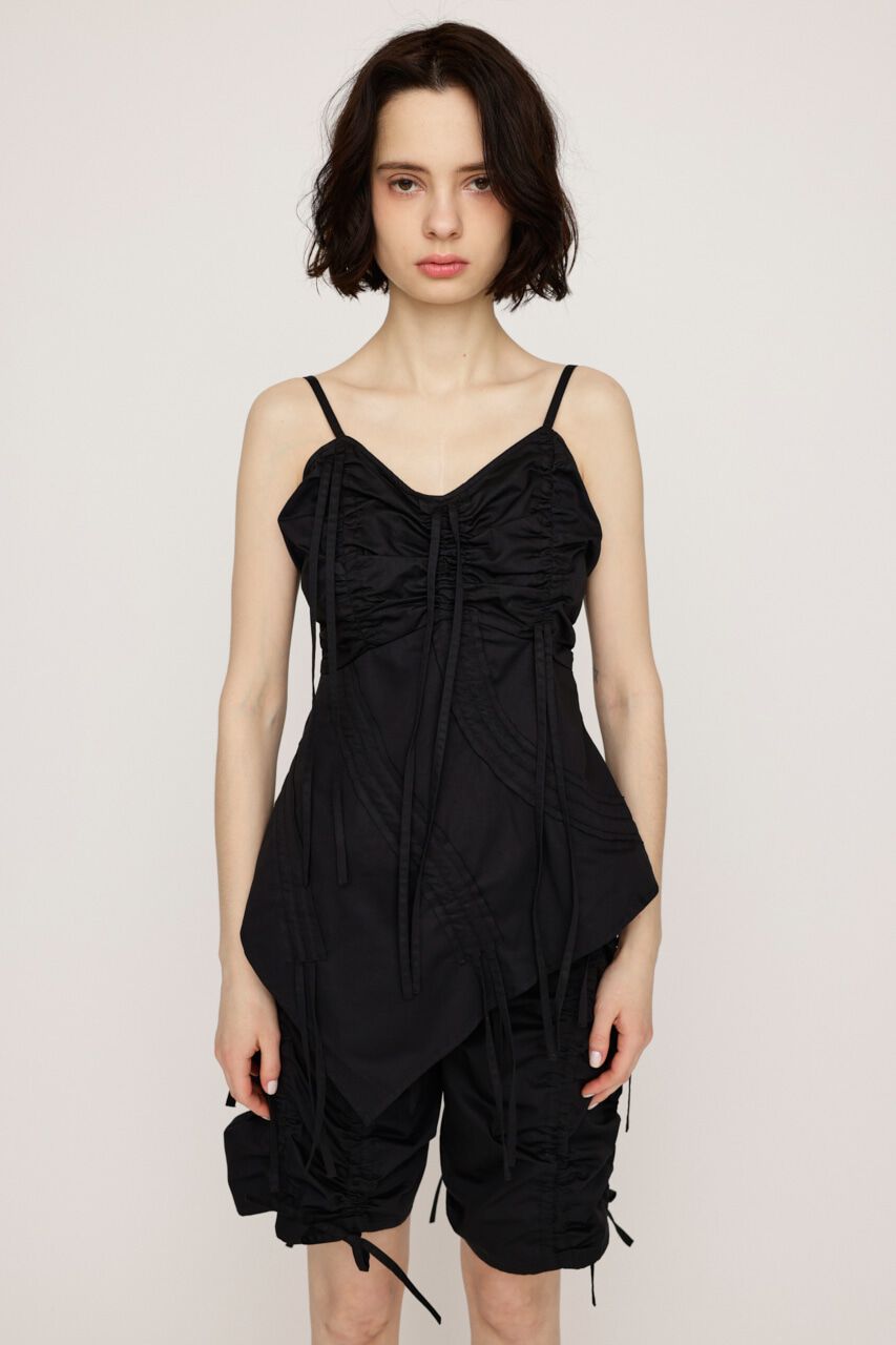 SLY「DRAWSTRING CAMI トップス」|キャミソール|