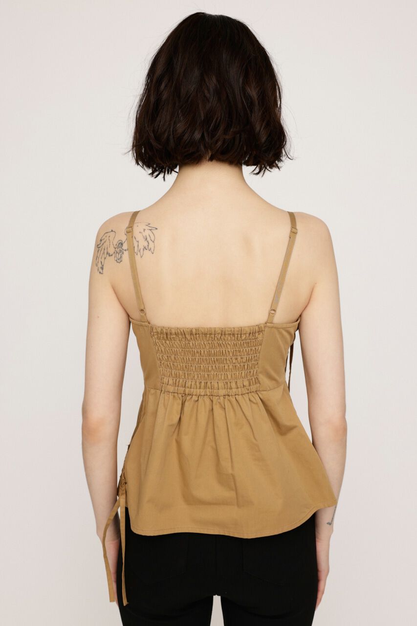 SLY「DRAWSTRING CAMI トップス」|キャミソール|