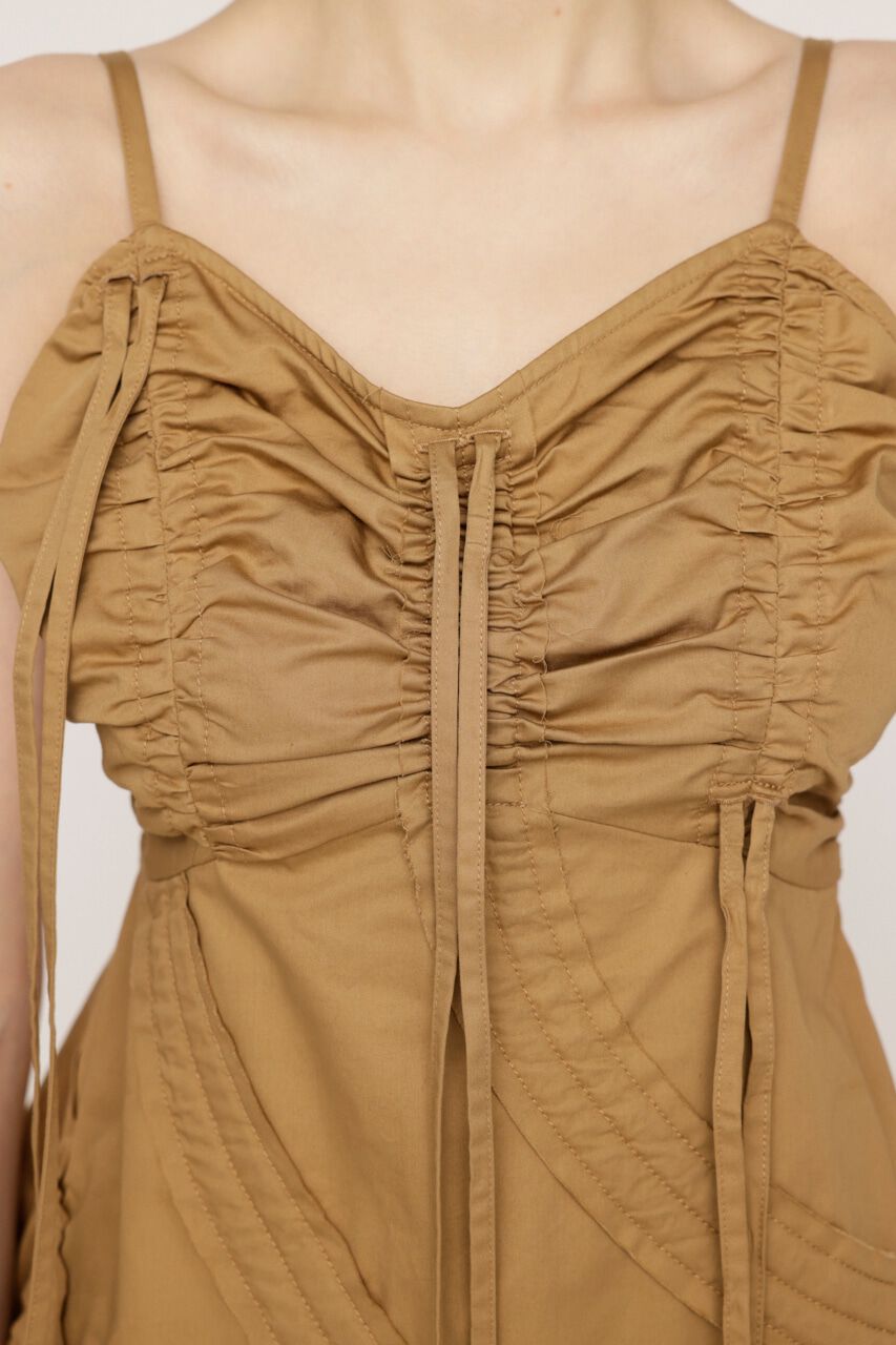 SLY「DRAWSTRING CAMI トップス」|キャミソール|