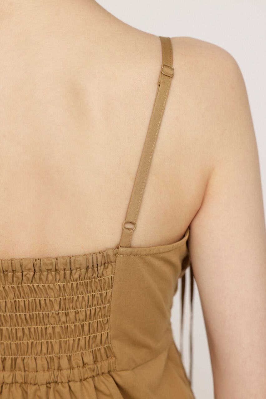 SLY「DRAWSTRING CAMI トップス」|キャミソール|