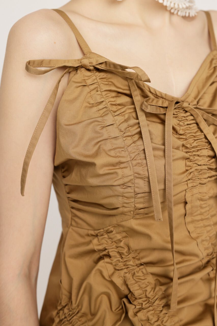 SLY「DRAWSTRING CAMI トップス」|キャミソール|