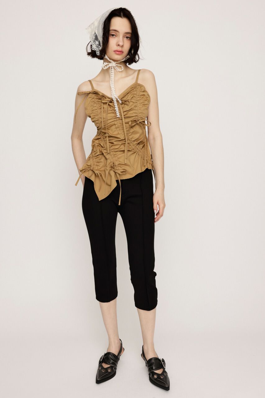 SLY「DRAWSTRING CAMI トップス」|キャミソール|