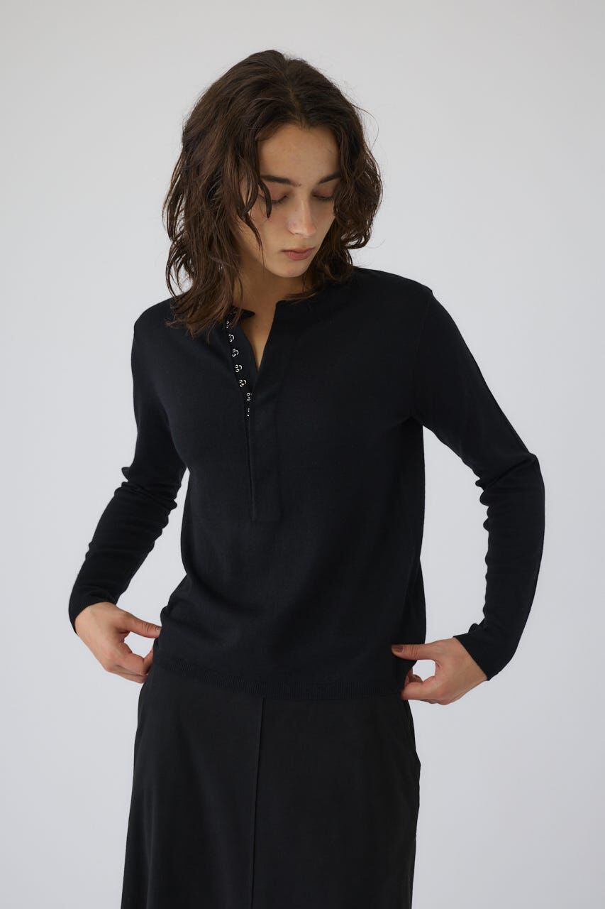 RIM.ARK 「Hook design silk blend knit」|ニット・セーター|