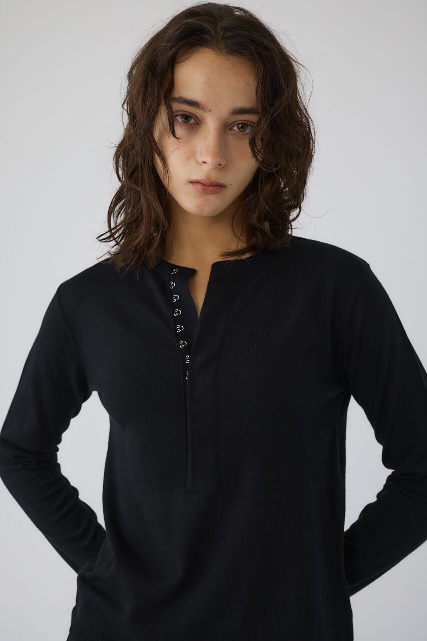 RIM.ARK 「Hook design silk blend knit」|ニット・セーター|