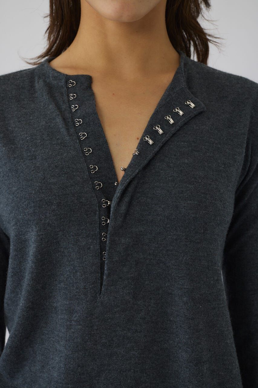 RIM.ARK 「Hook design silk blend knit」|ニット・セーター|