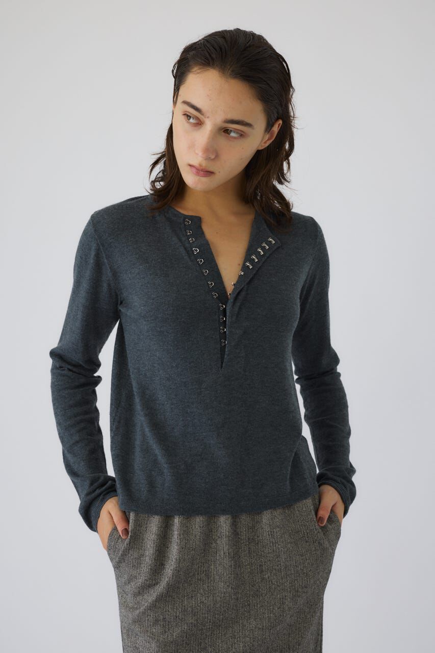 RIM.ARK 「Hook design silk blend knit」|ニット・セーター|