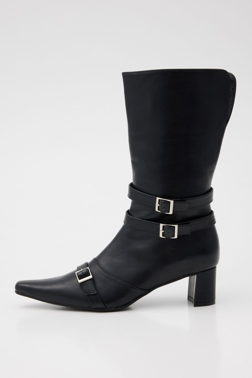 LAGUA GEM「SQUARE TOE BELT ブーツ」|その他|BLK