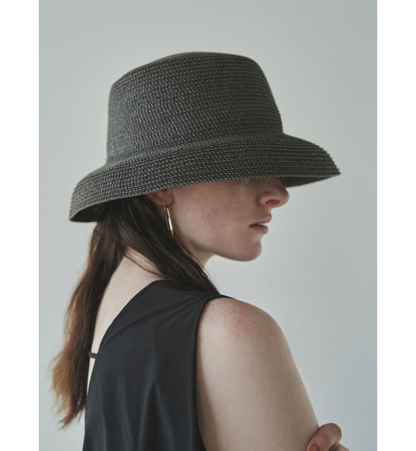 ELENDEEK「PAPER CASABLANCA HAT」|ハット|ブラック