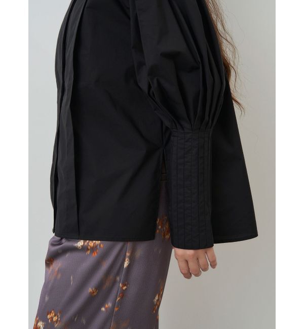 ELENDEEK「TUCK CUFF SHIRT BL」|シャツ・ブラウス|