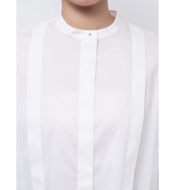 ELENDEEK「TUCK CUFF SHIRT BL」|シャツ・ブラウス|