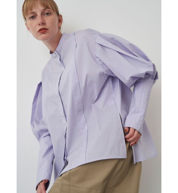 ELENDEEK「TUCK CUFF SHIRT BL」|シャツ・ブラウス|