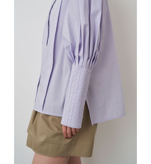 ELENDEEK「TUCK CUFF SHIRT BL」|シャツ・ブラウス|