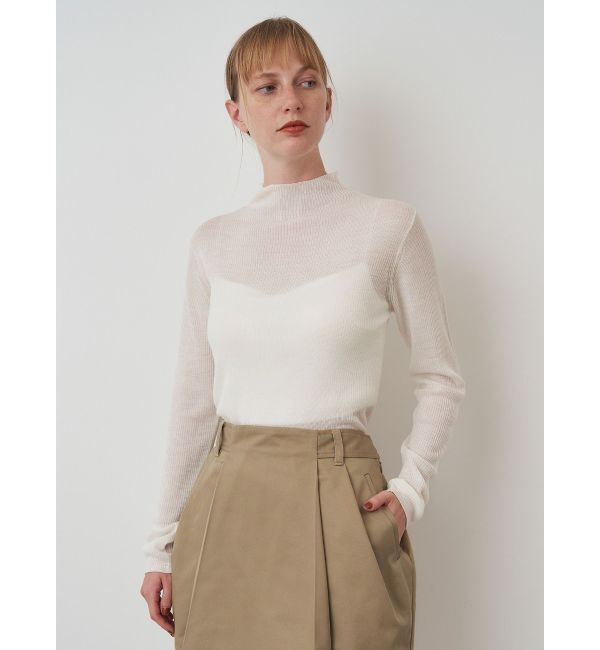 ELENDEEK「WOOL SHEER RIB KT」|ニット・セーター|