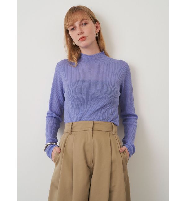 ELENDEEK「WOOL SHEER RIB KT」|ニット・セーター|