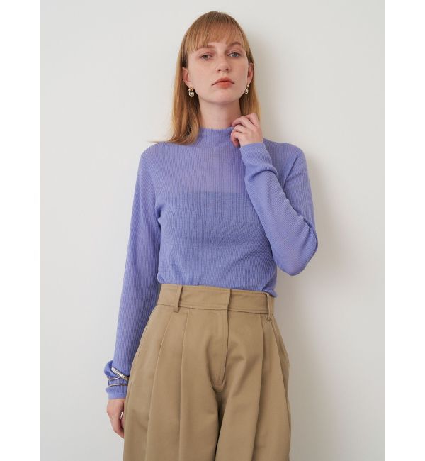 ELENDEEK「WOOL SHEER RIB KT」|ニット・セーター|