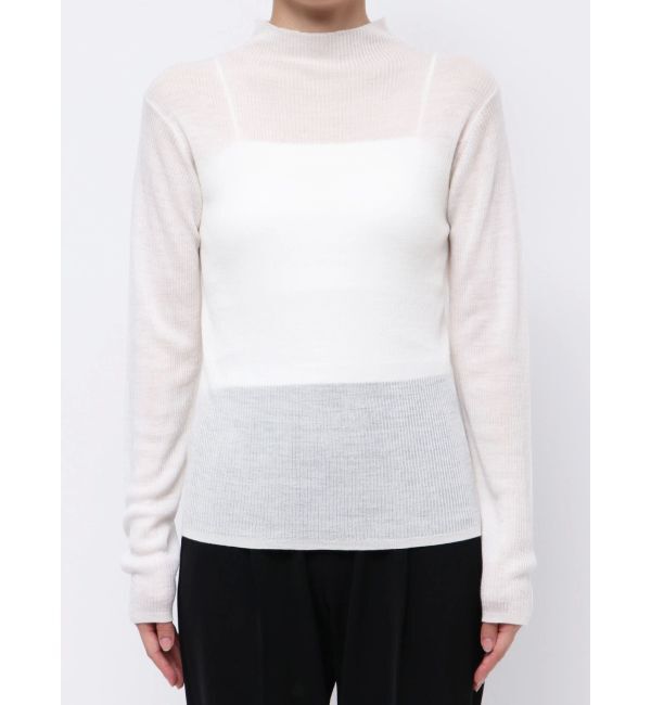 ELENDEEK「WOOL SHEER RIB KT」|ニット・セーター|