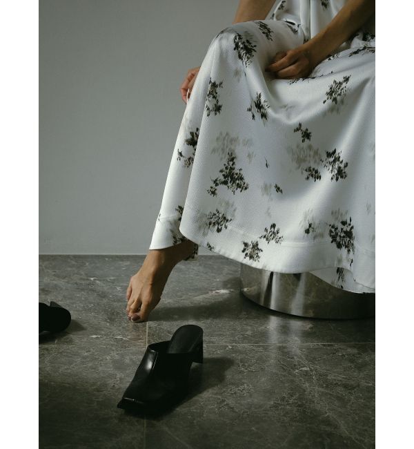 ELENDEEK「BLUR FLOWER PRINT OP」|ワンピース|