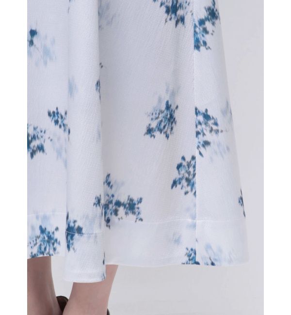 ELENDEEK「BLUR FLOWER PRINT OP」|ワンピース|