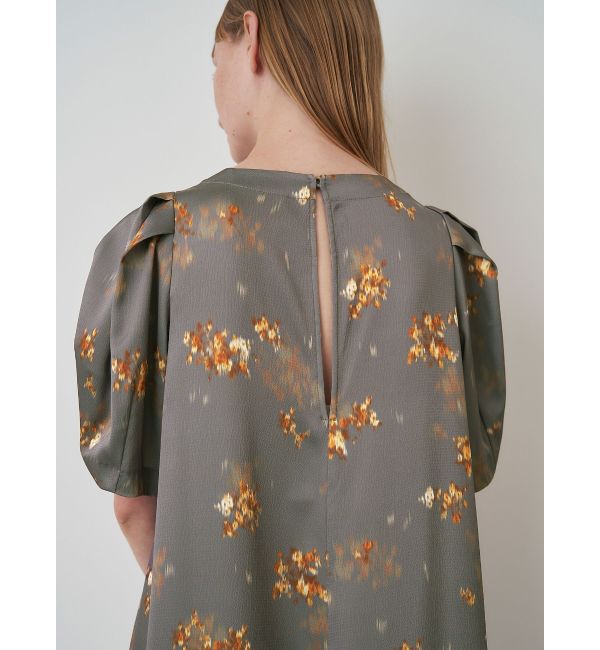 ELENDEEK「BLUR FLOWER PRINT OP」|ワンピース|