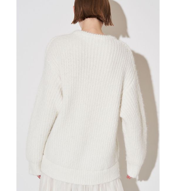 ELENDEEK「BRUSHED YARN KNIT DOCKING OP」|ワンピース|