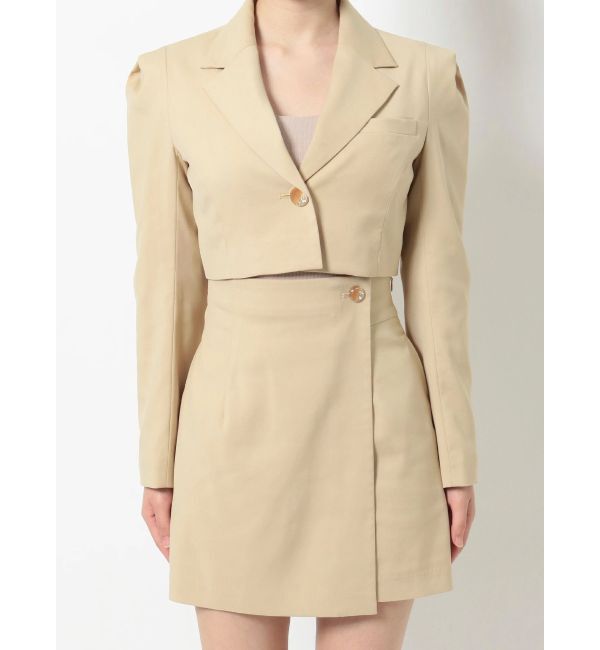 RESEXXY「タックデザインショートジャケット【セットアップ着用可能】」|その他|