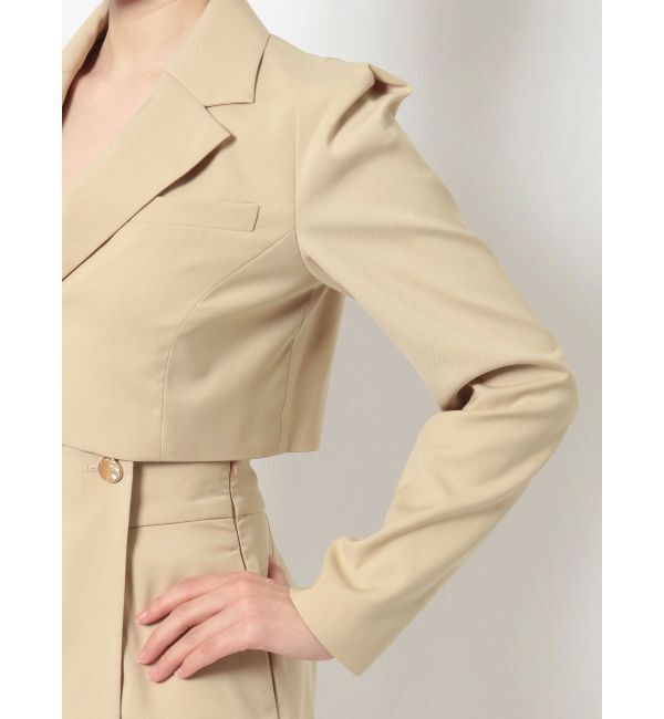 RESEXXY「タックデザインショートジャケット【セットアップ着用可能】」|その他|