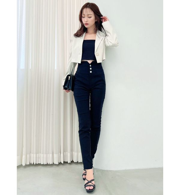 RESEXXY「タックデザインショートジャケット【セットアップ着用可能】」|その他|