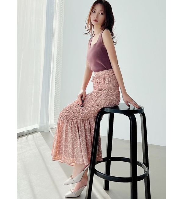 RESEXXY「シャーリングマーメイドスカート」|スカート|