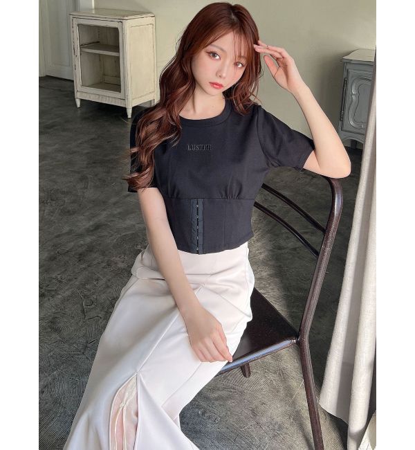 RESEXXY「コルセットTシャツ」|Tシャツ・カットソー|