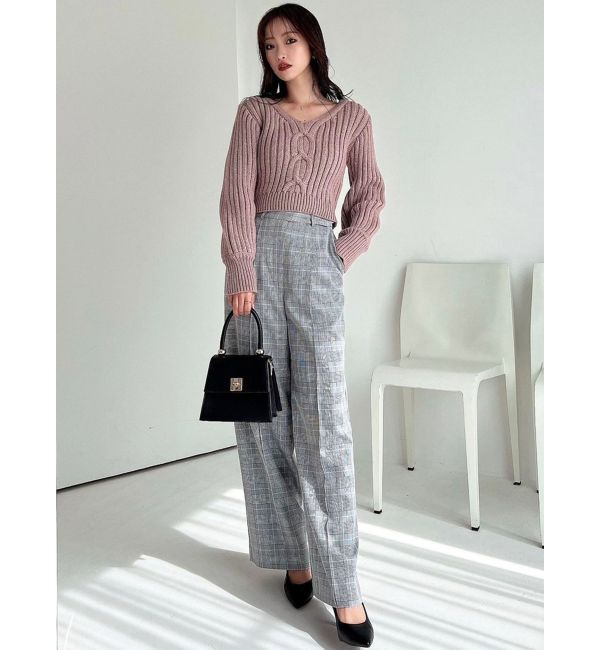 RESEXXY「ワイドベルトタックパンツ」|その他|