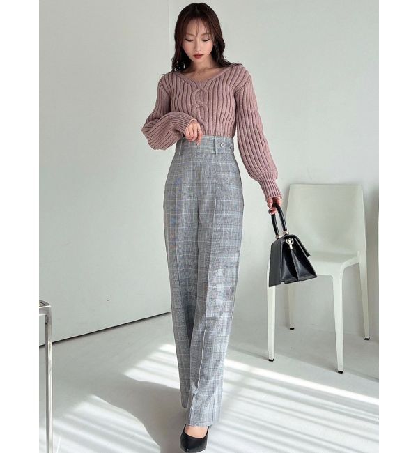 RESEXXY「ワイドベルトタックパンツ」|その他|