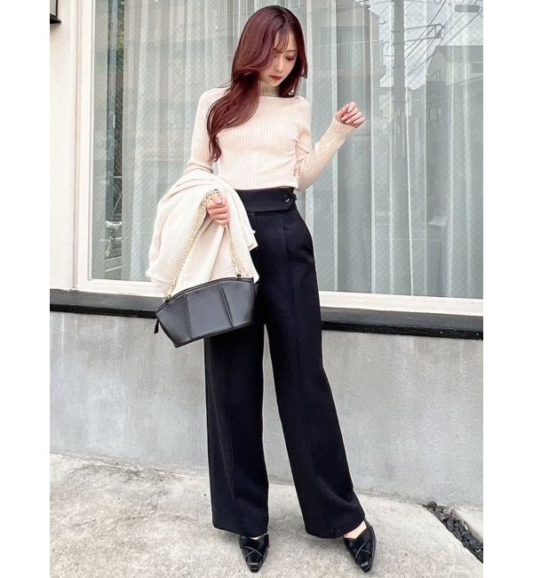 RESEXXY「ワイドベルトタックパンツ」|その他|