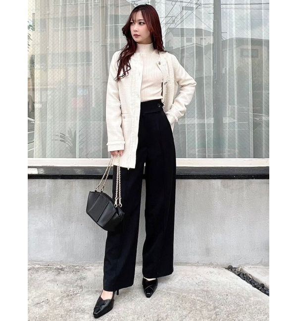 RESEXXY「ワイドベルトタックパンツ」|その他|