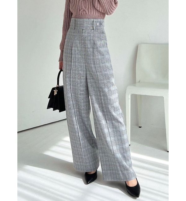 RESEXXY「ワイドベルトタックパンツ」|その他|ミックス