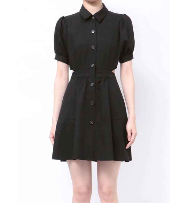RESEXXY「サイドスリットシャツワンピース」|ワンピース|