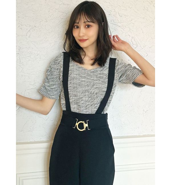 RESEXXY「カットツイードトップス」|Tシャツ・カットソー|