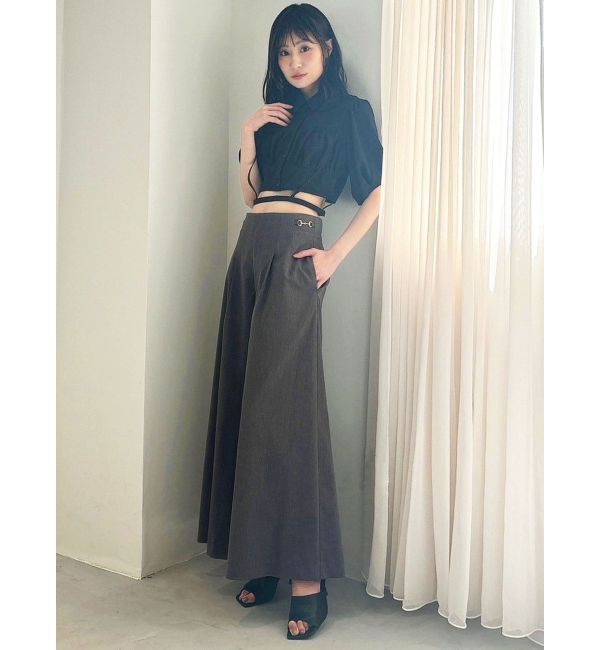 RESEXXY「ナローストラップコルセットシャツ」|シャツ・ブラウス|