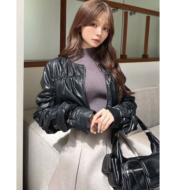 RESEXXY「ヘムバルンギャザーブルゾン」|ブルゾン・スタジャン|