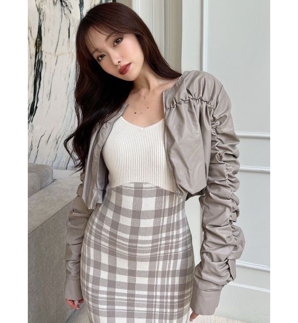 RESEXXY「ヘムバルンギャザーブルゾン」|ブルゾン・スタジャン|