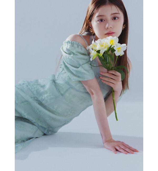 RESEXXY「エンブロイダリーシアーワンピース」|ワンピース|