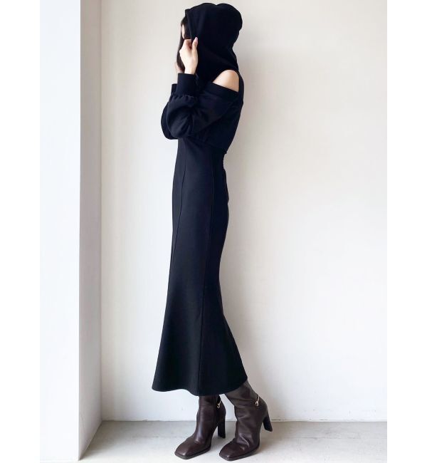 RESEXXY「【追加生産分】レイヤードフーディワンピース」|ワンピース|