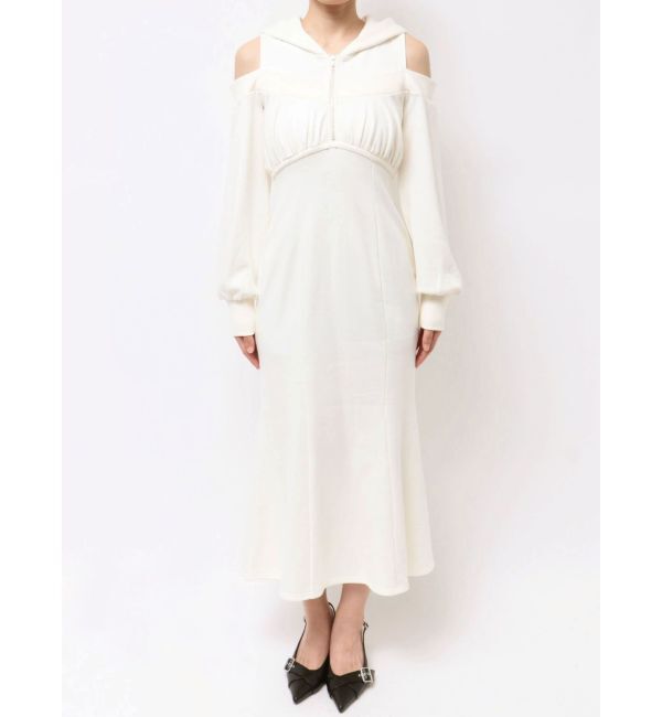 RESEXXY「【追加生産分】レイヤードフーディワンピース」|ワンピース|