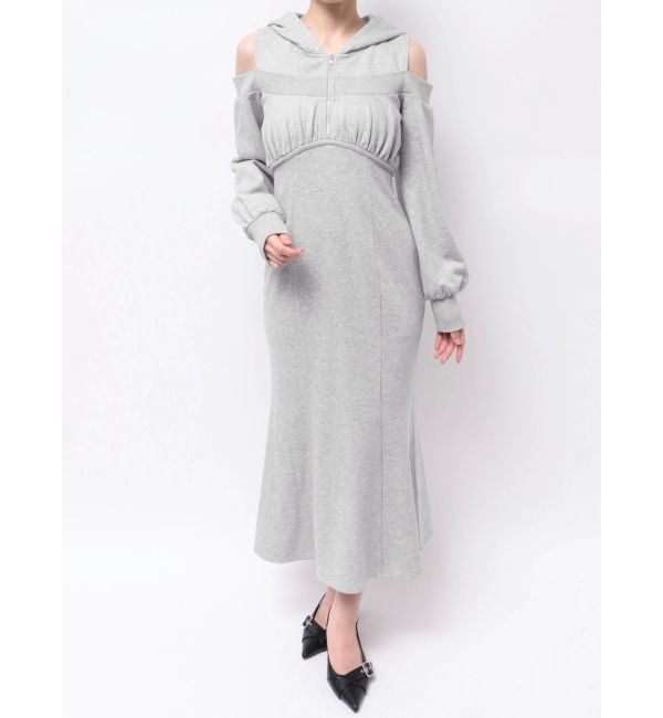 RESEXXY「【追加生産分】レイヤードフーディワンピース」|ワンピース|