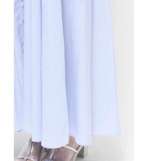 dazzlin「ウエストタックオフショルシャツワンピース」|ワンピース|