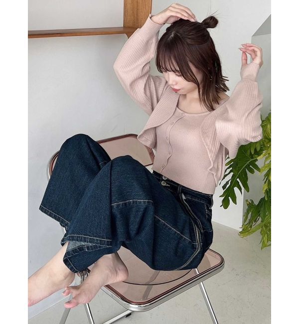 dazzlin「フロントボタンビスチェアンサンブル」|その他|