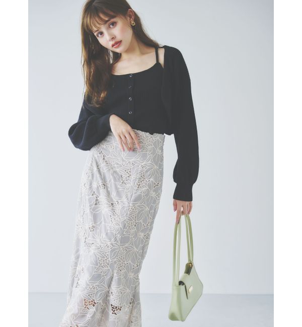 dazzlin「フロントボタンビスチェアンサンブル」|その他|