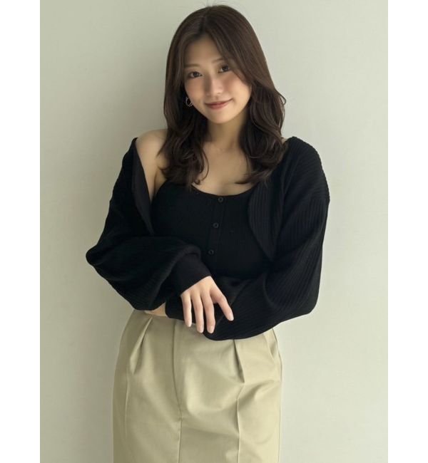 dazzlin「フロントボタンビスチェアンサンブル」|その他|