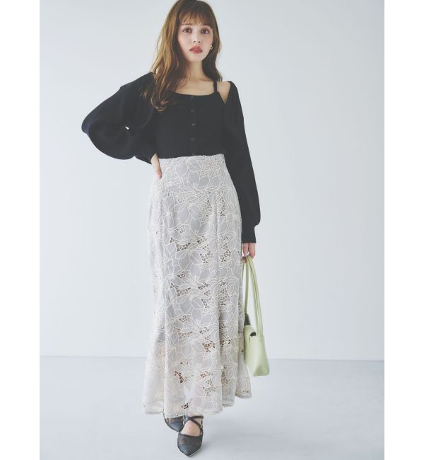 dazzlin「フロントボタンビスチェアンサンブル」|その他|