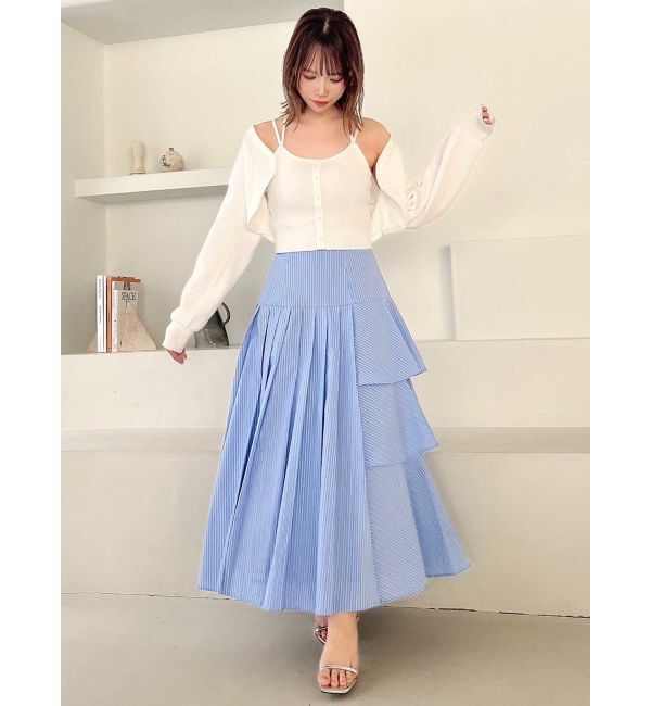 dazzlin「フロントボタンビスチェアンサンブル」|その他|